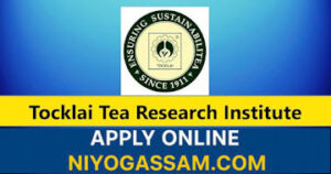 Tocklai Tea Research Institute Jorhat recruitment 2025 – Apply for 2 JRF / Project Associate posts in Assam