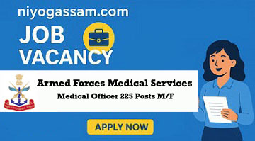 AFMS Medical Officer Recruitment 2025 – 225 Vacancies, Apply Online Now