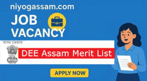 DEE Assam Merit List 2025 – Check LP & UP Teacher 1st Provisional List