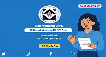 IB Security Assistant Recruitment