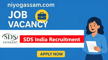SDS India Guwahati Recruitment 2026 for App and Web Developer Assistant Posts