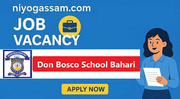 Don Bosco School Bahari recruitment 2025 for PGT Mathematics and Hindi teacher vacancies