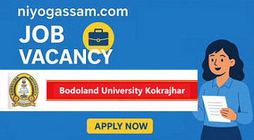 Bodoland University Kokrajhar recruitment 2025 — research positions advertisement