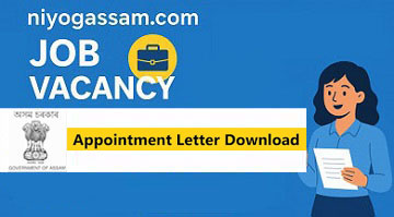 ADRE Appointment Letter 2026 distribution by Government of Assam