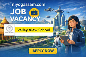 Valley View School North Lakhimpur Recruitment 2026 Apply for 3 PGT Chemistry Posts